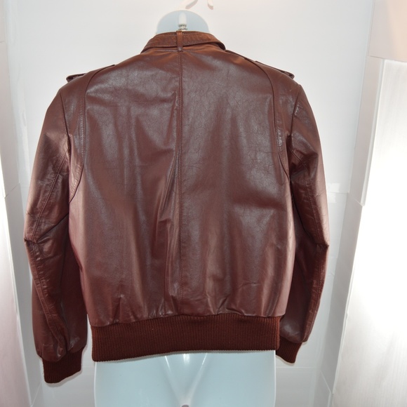 💃🏻HP 4/27💃🏻 Berman's Leather Moto Jacket - Picture 6 of 8